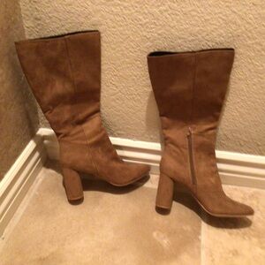 FAUX SUEDE BOOTS